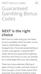 Mobile Screenshot of nextbonuscodes.com